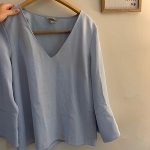 Baby blue blouse